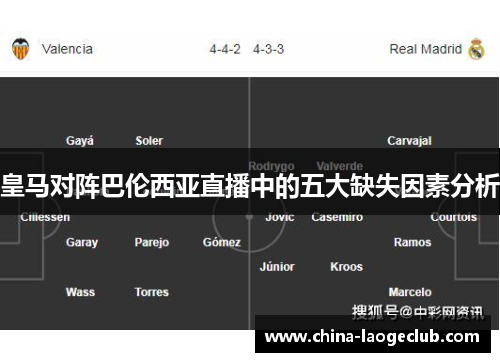 皇马对阵巴伦西亚直播中的五大缺失因素分析