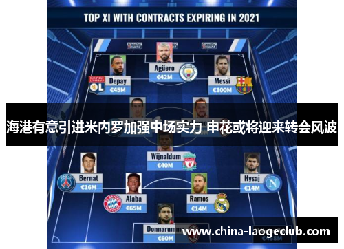 海港有意引进米内罗加强中场实力 申花或将迎来转会风波 海港有意引进米内罗加强中场实力 申花或将迎来转会风波